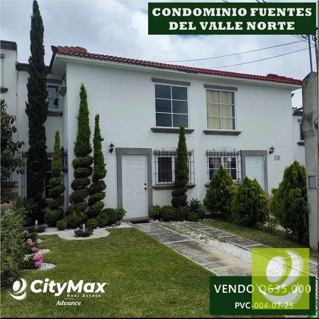 CASA CONDOMINIO FUENTES DEL VALLE NORTE 2, CHINAUTLA — Casa en Venta en Chinautla, Guatemala, Ciudad — foto 1 de 6