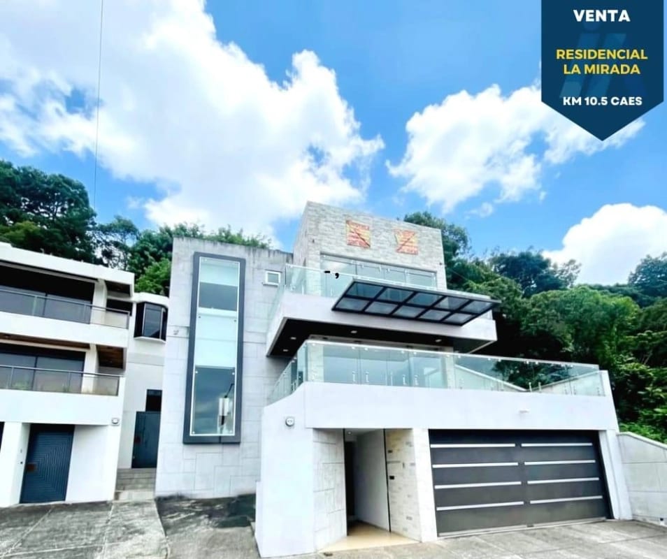 CASA EN VENTA RESIDENCIAL LA MIRADA KM. 10.5 CARRETERA A EL SALADOR — Casa en Venta en Carretera a El Salvador, Guatemala, Ciudad — foto 1 de 12